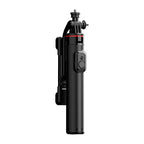 Selfie stick WC13YDS teleskopinis trikojis 1,3 m su dviguba lempa ir telefono laikiklio - juoda -- Selfie Sticks & Tripods