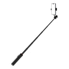 Selfie lazdelė WC1Y2S 1,3 m aliuminio lydinio teleskopinis trikojis su telefono laikikiu – juoda -- Selfie Sticks & Tripods