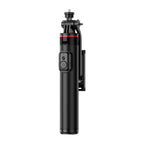Selfie lazdelė WC1Y2S 1,3 m aliuminio lydinio teleskopinis trikojis su telefono laikikiu – juoda -- Selfie Sticks & Tripods