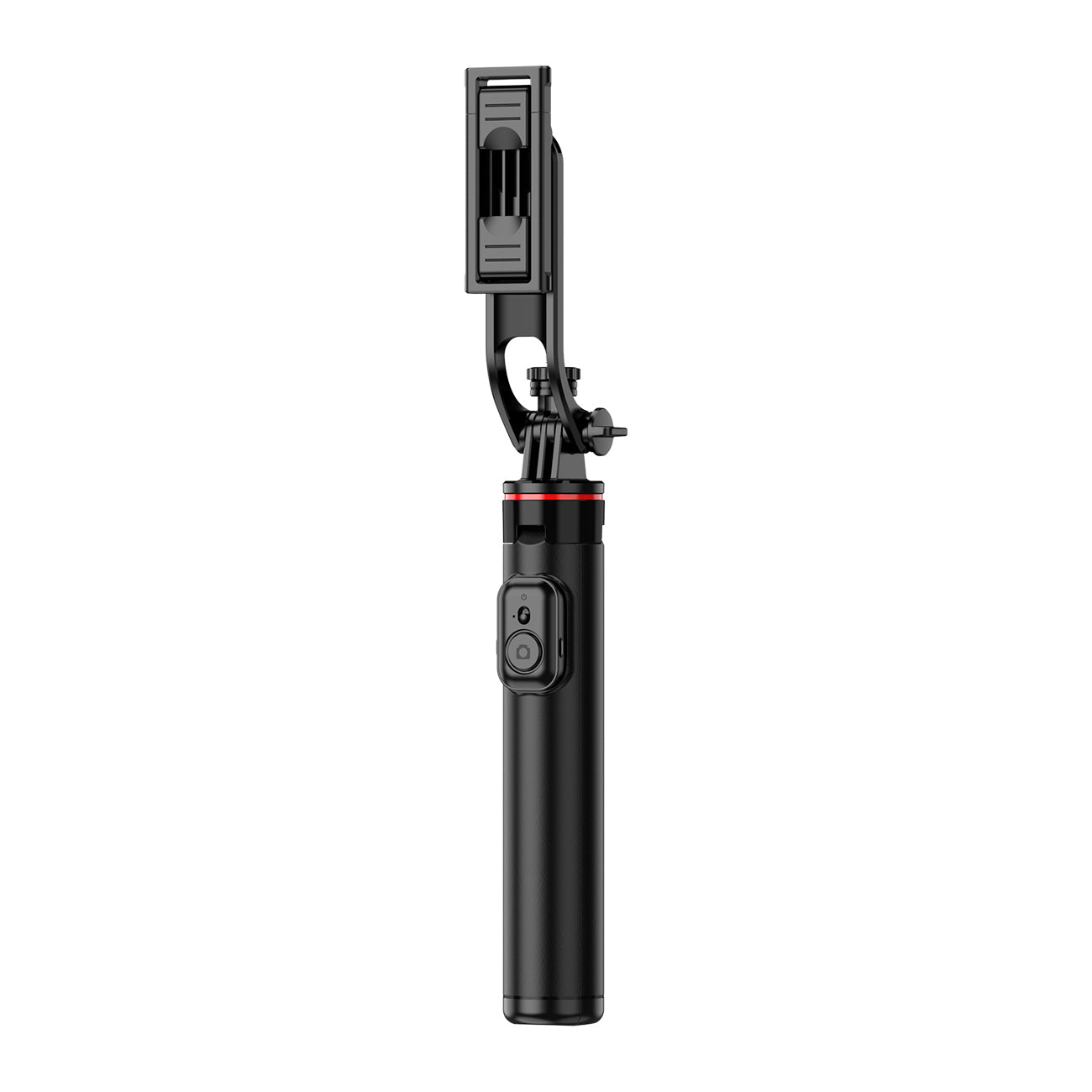 Selfie lazdelė WC1Y2S 1,3 m aliuminio lydinio teleskopinis trikojis su telefono laikikiu – juoda -- Selfie Sticks & Tripods
