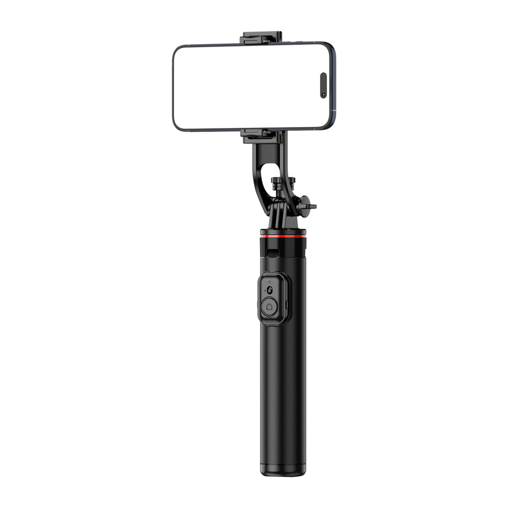 Selfie lazdelė WC1Y2S 1,3 m aliuminio lydinio teleskopinis trikojis su telefono laikikiu – juoda -- Selfie Sticks & Tripods