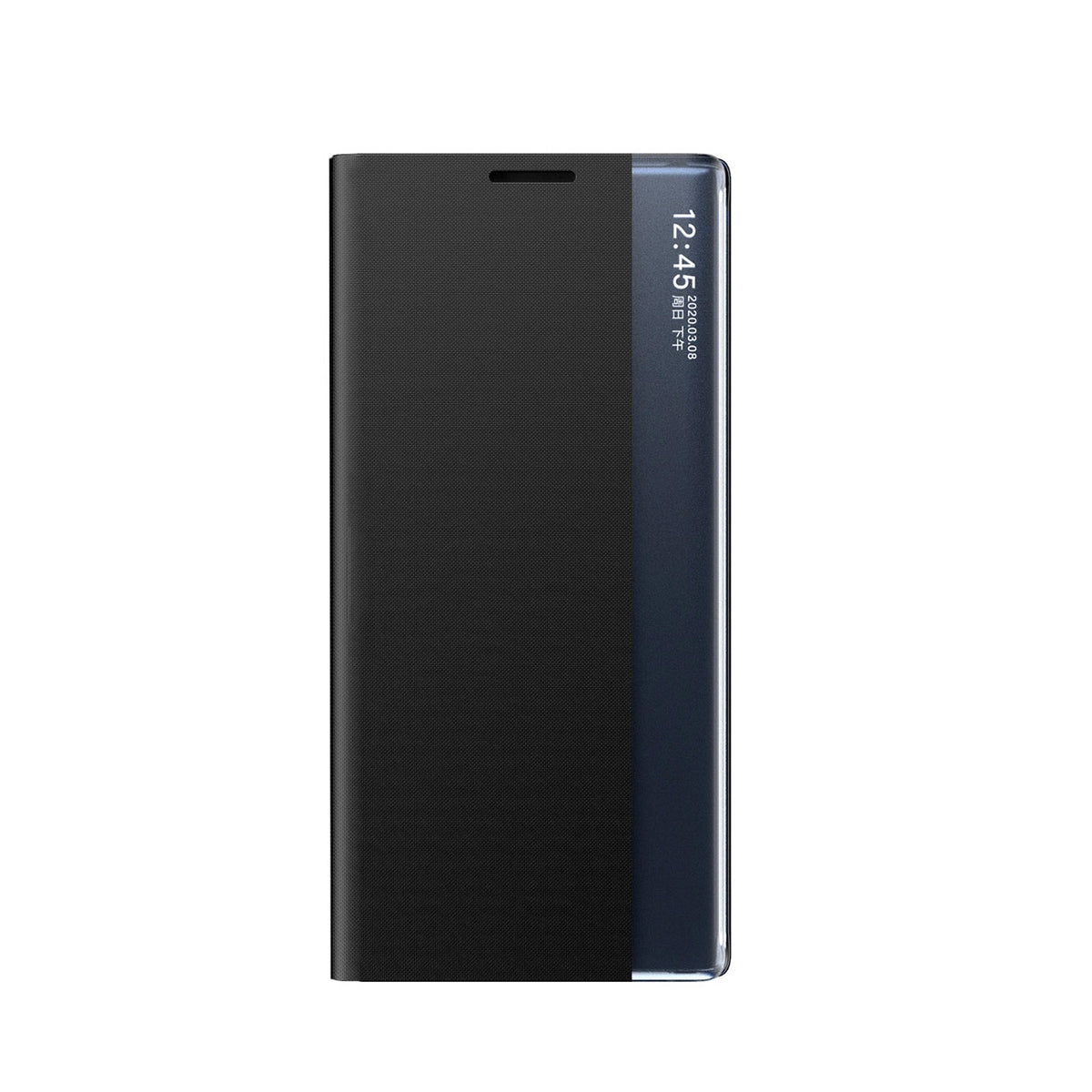 Dėklas su langeliu ir stovu Samsung Galaxy A35 – juodas