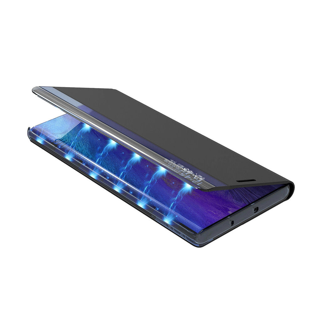 Dėklas su langeliu ir stovu Samsung Galaxy A35 – juodas