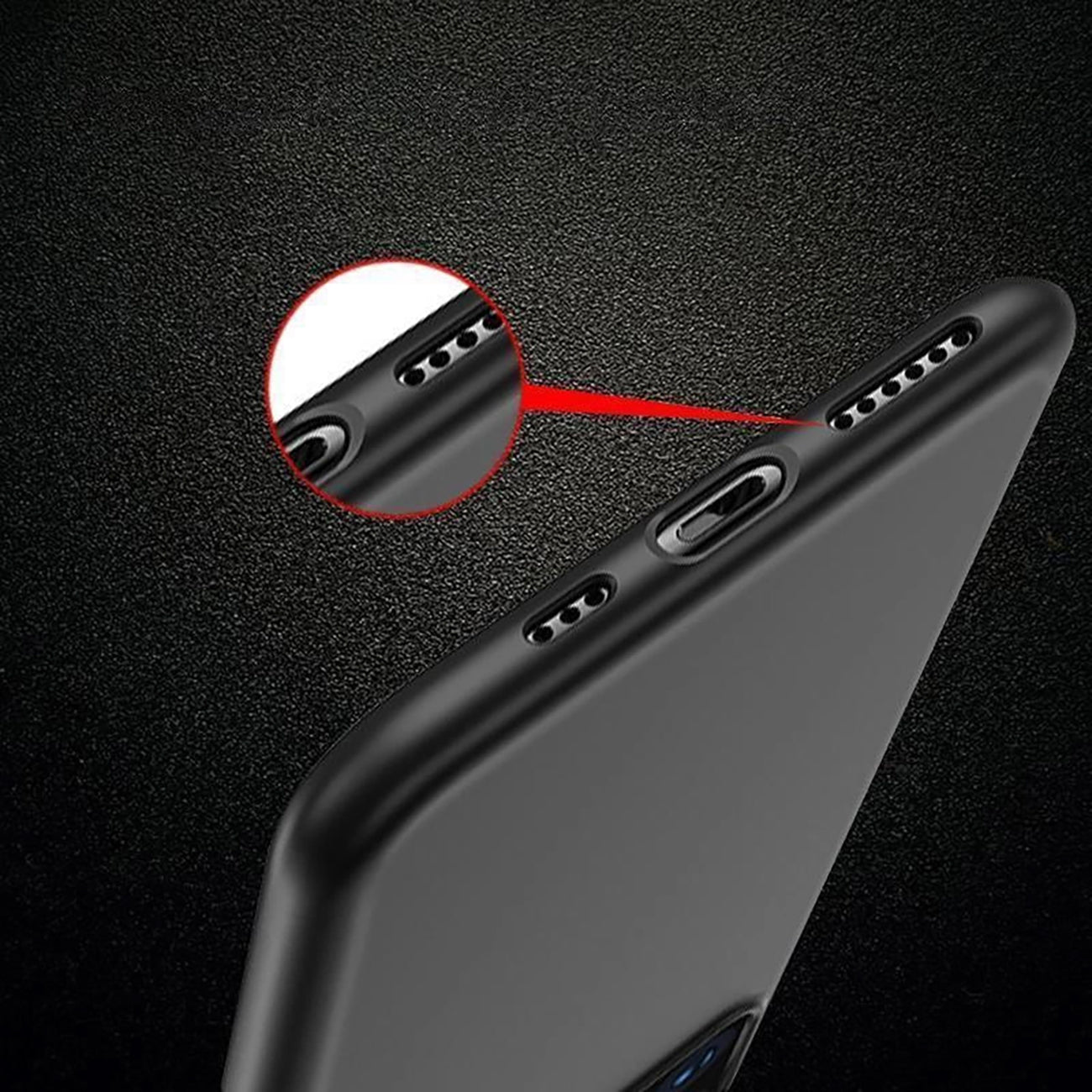 Silikoninis dėklas Samsung Galaxy A35 – juodas
