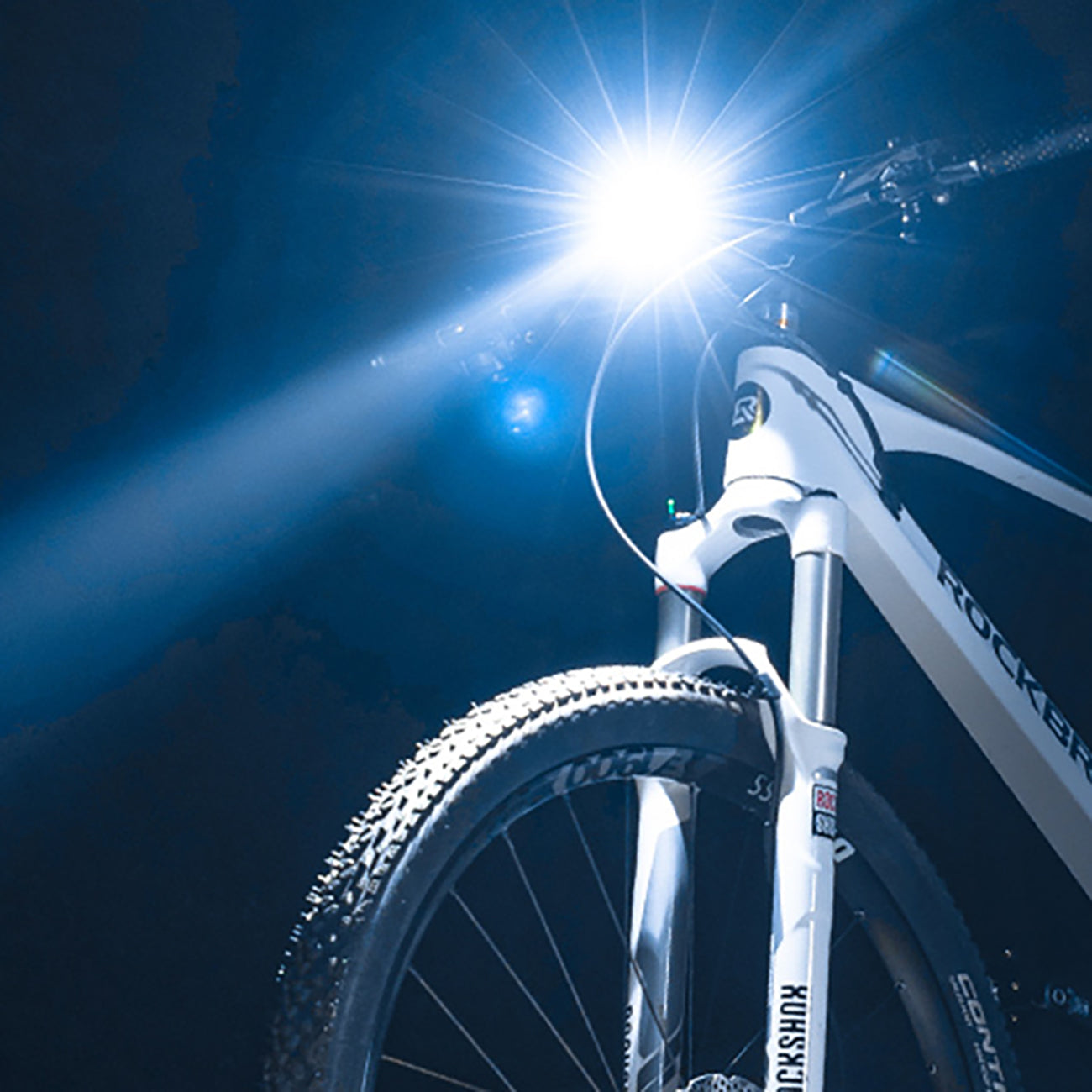Rockbros RHL600 priekinis dviračio žibintas 600lm 2600mAh IPX6 - juodas -- Bicycle Lights