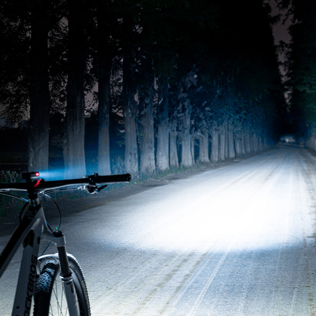 Rockbros RHL600 priekinis dviračio žibintas 600lm 2600mAh IPX6 - juodas -- Bicycle Lights