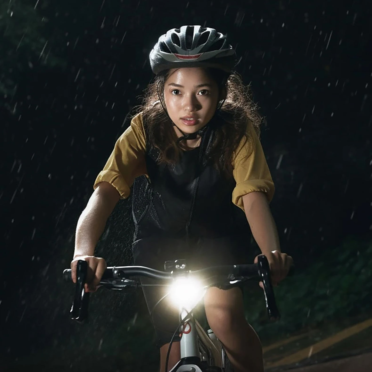Rockbros RHL1500 priekinė dviračio šviesa 5000mAh 1500lm IPX6 - juoda -- Bicycle Lights