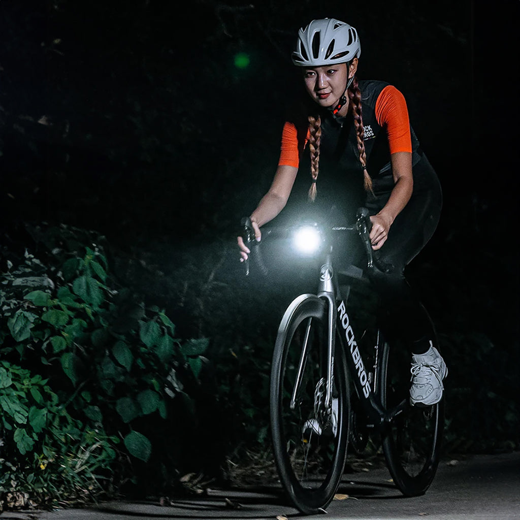 Rockbros RHL1500 priekinė dviračio šviesa 5000mAh 1500lm IPX6 - juoda -- Bicycle Lights