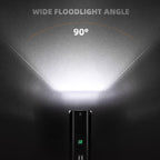 Rockbros RHL1500 priekinė dviračio šviesa 5000mAh 1500lm IPX6 - juoda -- Bicycle Lights