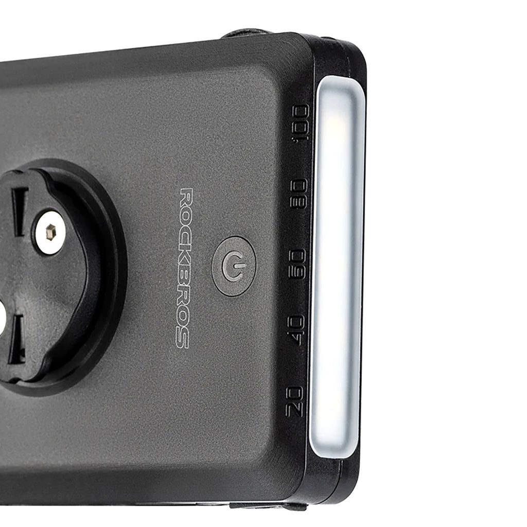 Rockbros JP008 priekinė dviračio šviesa tvirtintuvui su 5000mAh energine baterija 150lm IPX6 - juoda -- Bicycle Lights