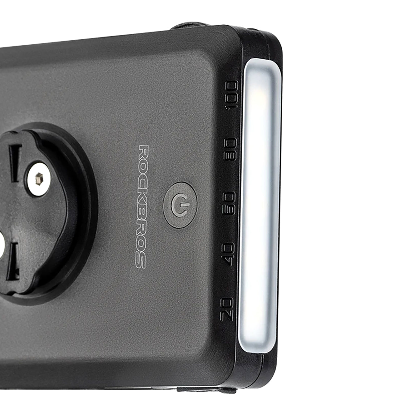 Rockbros JP008 priekinė dviračio šviesa tvirtintuvui su 5000mAh energine baterija 150lm IPX6 - juoda -- Bicycle Lights