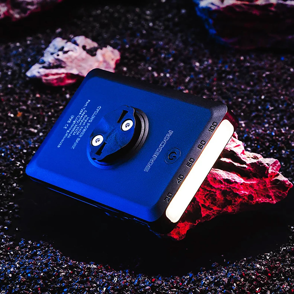 Rockbros JP008 priekinė dviračio šviesa tvirtintuvui su 5000mAh energine baterija 150lm IPX6 - juoda -- Bicycle Lights