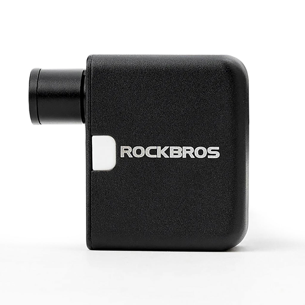 Rockbros 42320008001 Mini elektrinė dviračio pompa Schrader / Presta vožtuvams 100PSI - juoda -- Bicycle Pumps