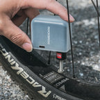 Rockbros 42320008001 Mini elektrinė dviračio pompa Schrader / Presta vožtuvams 100PSI - juoda -- Bicycle Pumps