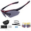 Rockbros 10001 poliarizuoti dviračio akiniai - juoda ir raudona -- Cycling Eyewear