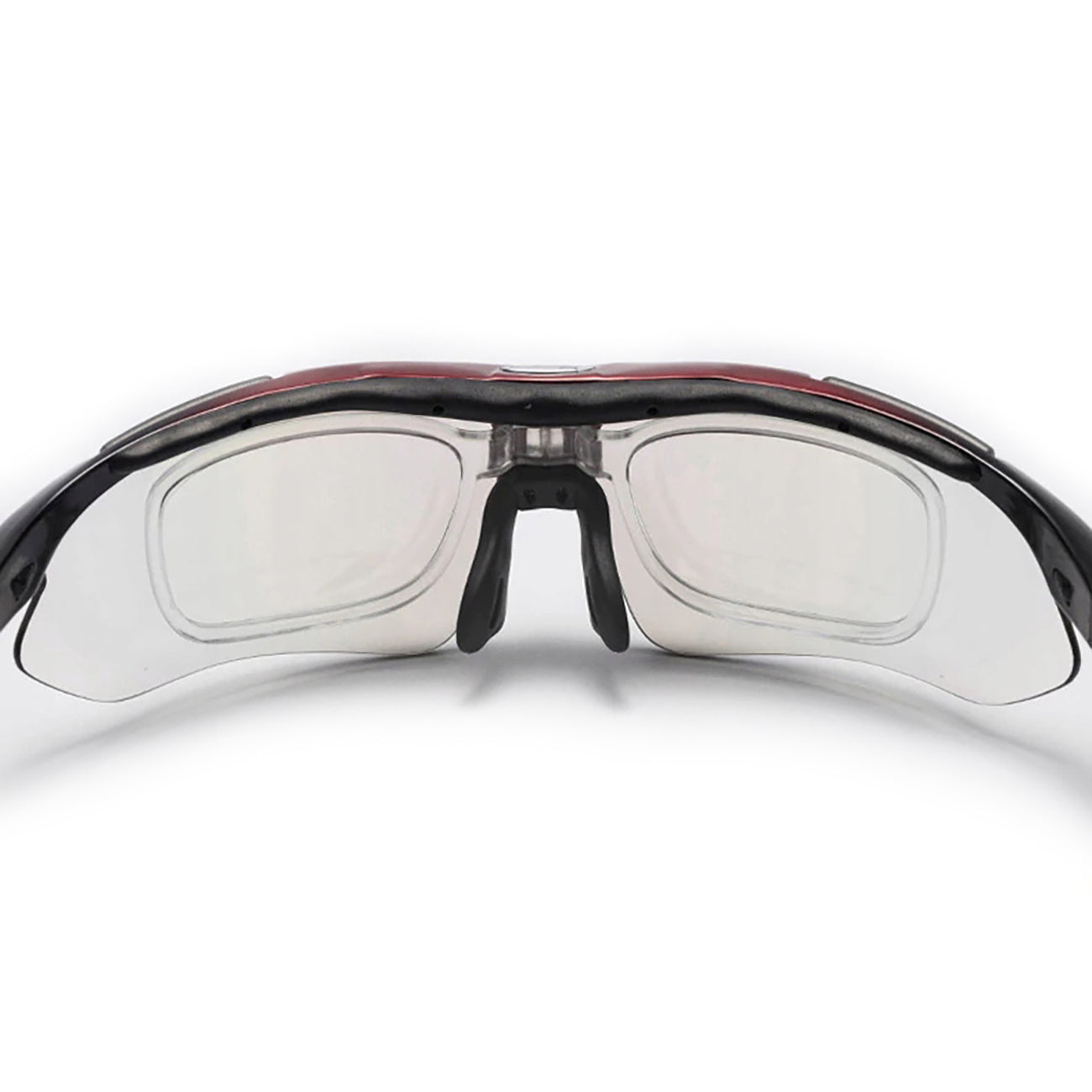 Rockbros 10001 poliarizuoti dviračio akiniai - juoda ir raudona -- Cycling Eyewear