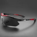 Rockbros 10001 poliarizuoti dviračio akiniai - juoda ir raudona -- Cycling Eyewear