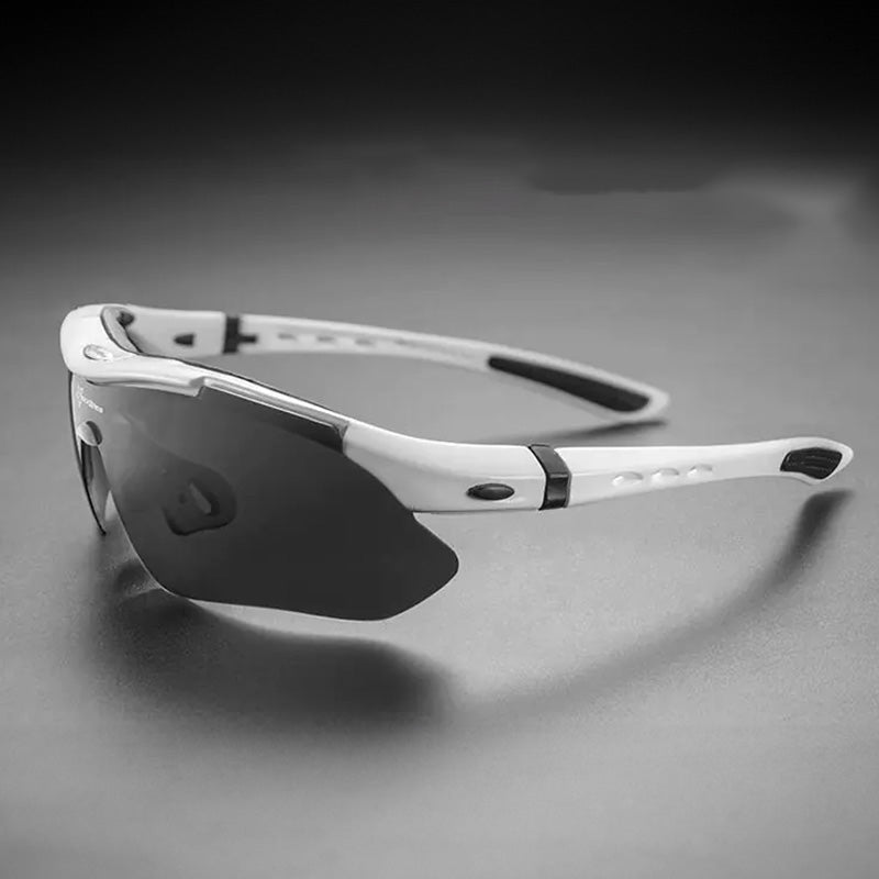 Rockbros 10002 Poliarizuoti dviračio akiniai - Balti -- Cycling Eyewear