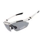 Rockbros 10002 Poliarizuoti dviračio akiniai - Balti -- Cycling Eyewear