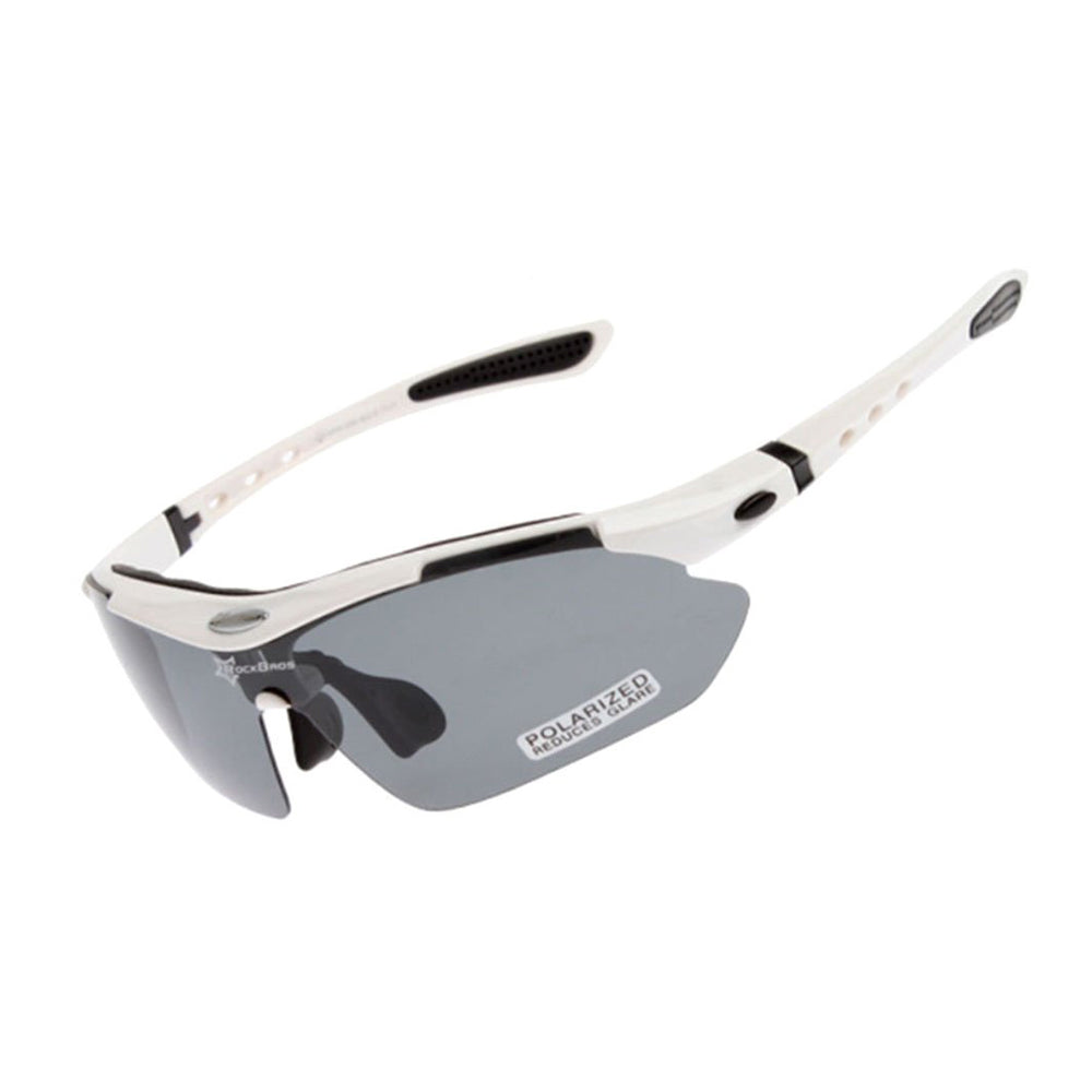 Rockbros 10002 Poliarizuoti dviračio akiniai - Balti -- Cycling Eyewear