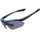 Rockbros 10007 Poliarizuoti dviračio akiniai - Juodi ir mėlyni -- Cycling Eyewear