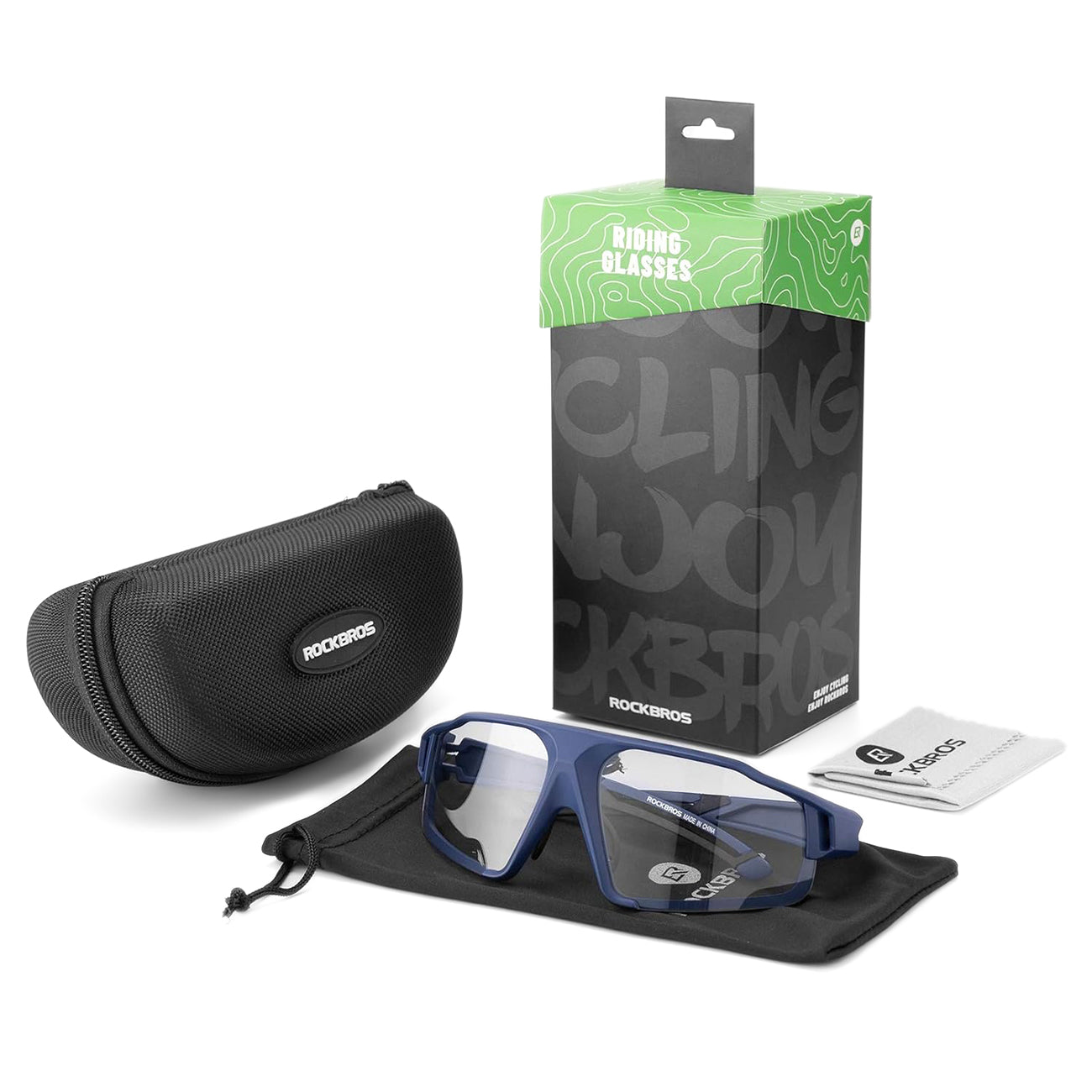 Rockbros SP216BL fotochrominis UV400 dviračio akiniai - mėlyni -- Cycling Eyewear