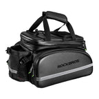 Rockbros A6-6 dviračio bagažinės krepšys, 35 l, su išskleidžiamais kišeniais - juodas -- Bicycle Bags