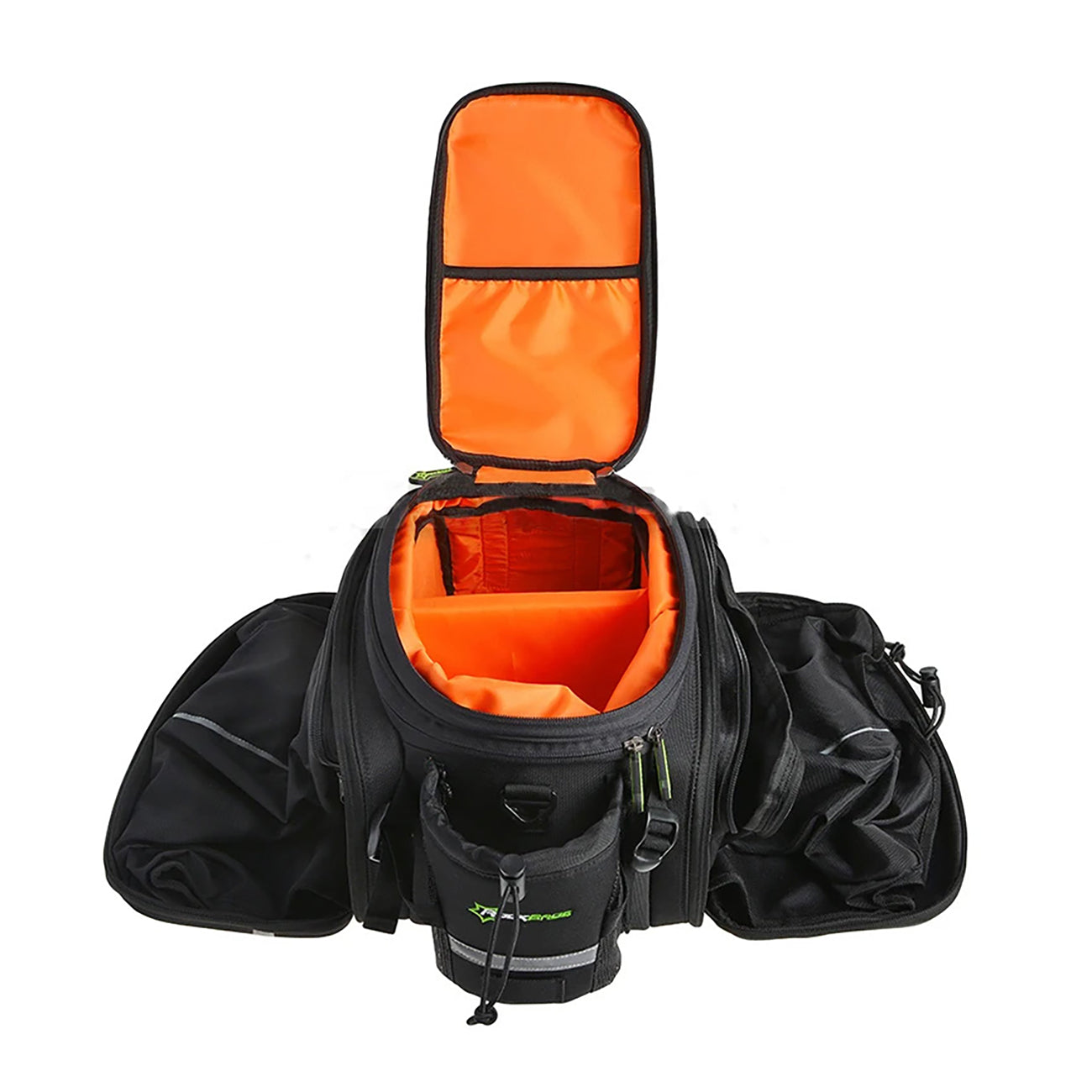 Rockbros A6-6 dviračio bagažinės krepšys, 35 l, su išskleidžiamais kišeniais - juodas -- Bicycle Bags
