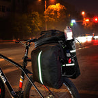 Rockbros A6-6 dviračio bagažinės krepšys, 35 l, su išskleidžiamais kišeniais - juodas -- Bicycle Bags