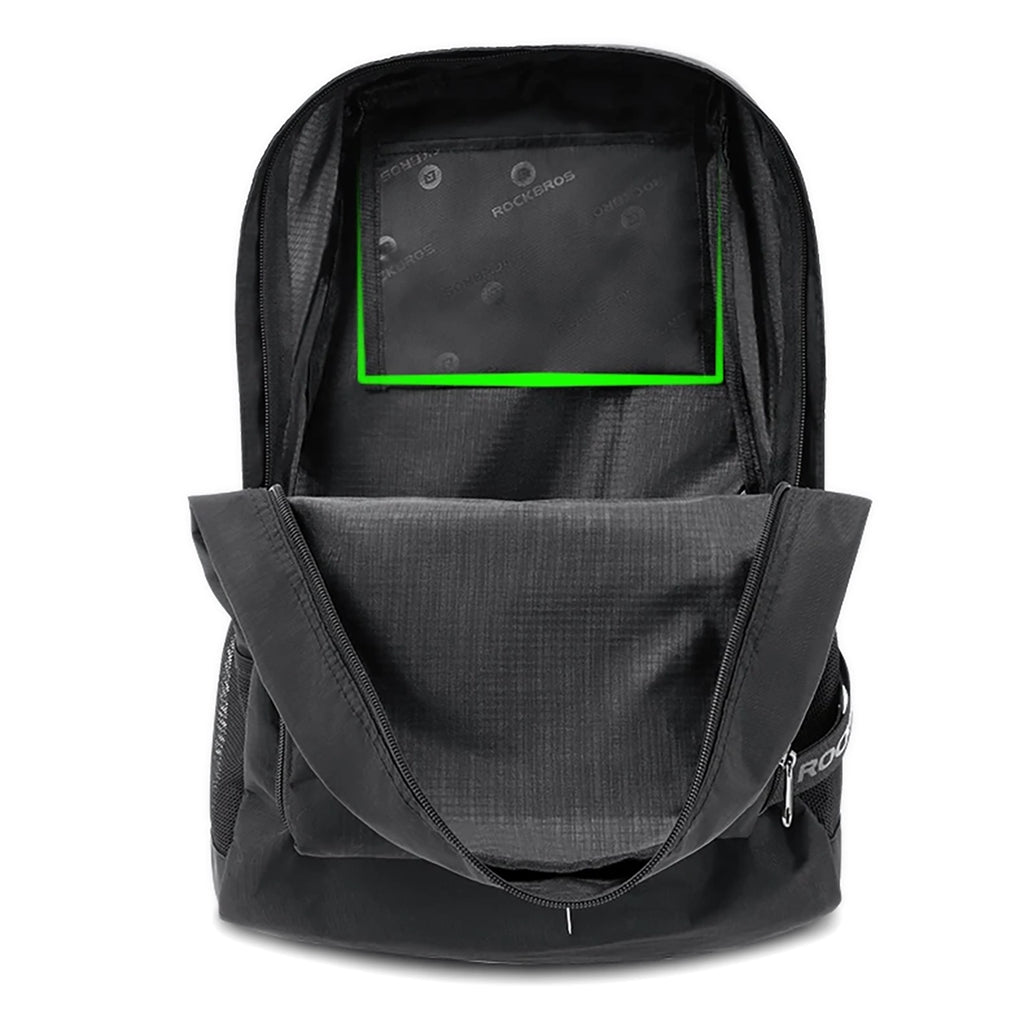 Rockbros H10-BK sportinis sulankstomas kuprinys 18 l - juodas -- Cycling Accessories