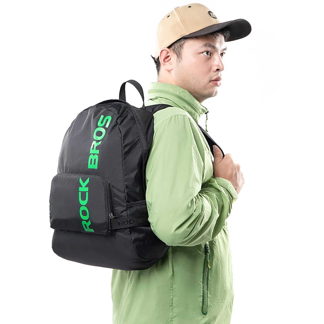 Rockbros H10-BK sportinis sulankstomas kuprinys 18 l - juodas -- Cycling Accessories