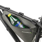 Rockbros AS-017 dviračio rėmo krepšys 5 l - tamsiai žalia -- Bicycle Bags