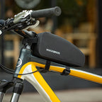 Rockbros AS-019 dviračio rėmo krepšys vandens atsparus 1,5 l - juodas -- Bicycle Bags
