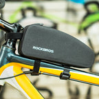 Rockbros AS-019 dviračio rėmo krepšys vandens atsparus 1,5 l - juodas -- Bicycle Bags