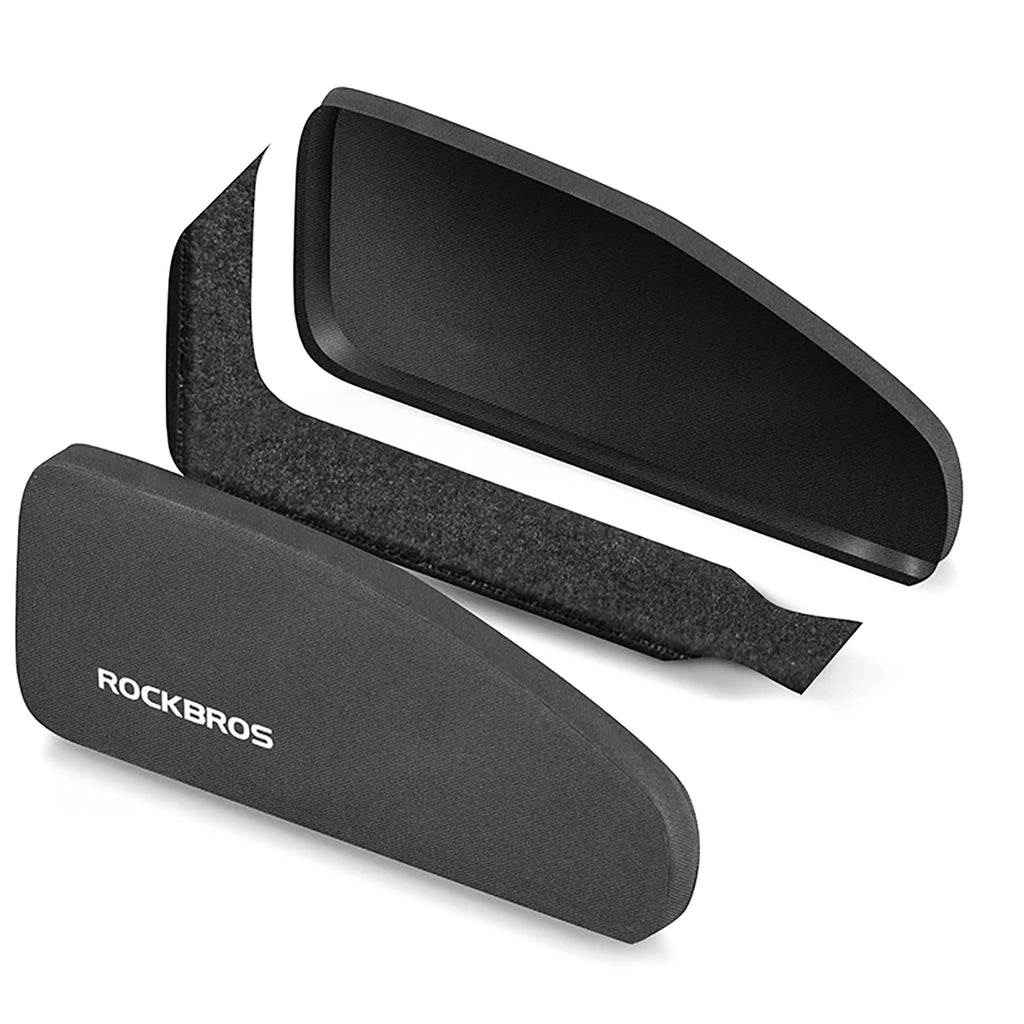 Rockbros AS-019 dviračio rėmo krepšys vandens atsparus 1,5 l - juodas -- Bicycle Bags