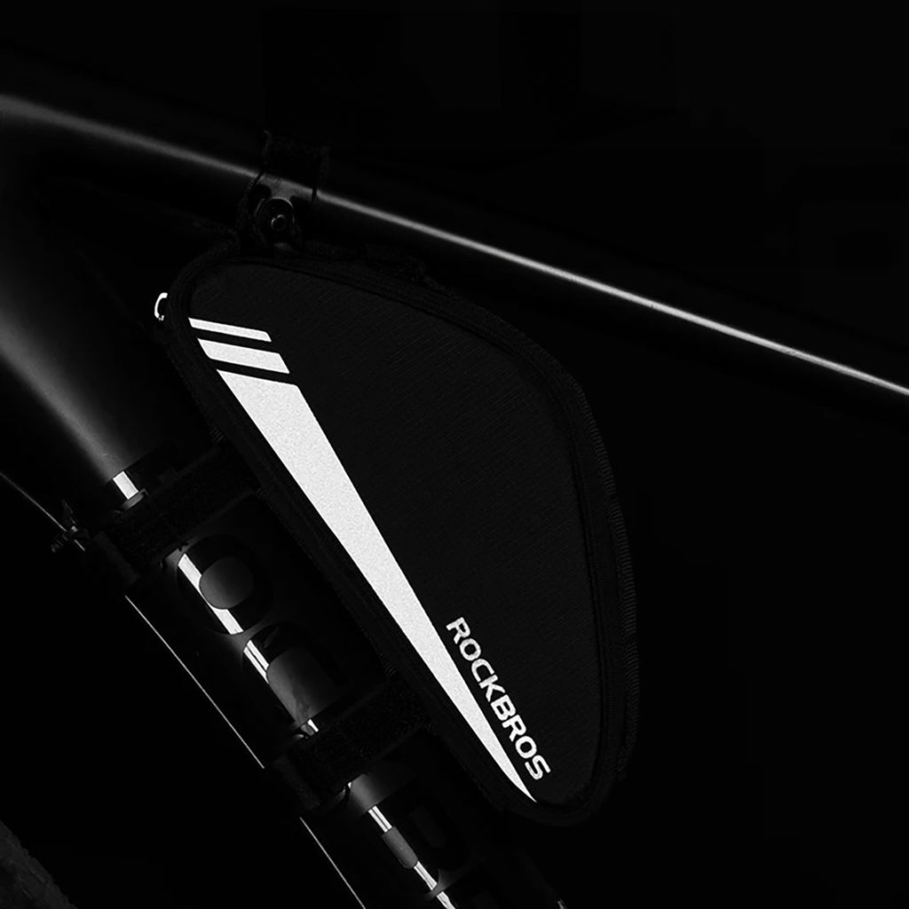 Rockbros B55-BK dviračio rėmo krepšys 0,7 l - juodas -- Bicycle Bags