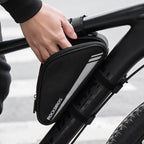 Rockbros B55-BK dviračio rėmo krepšys 0,7 l - juodas -- Bicycle Bags