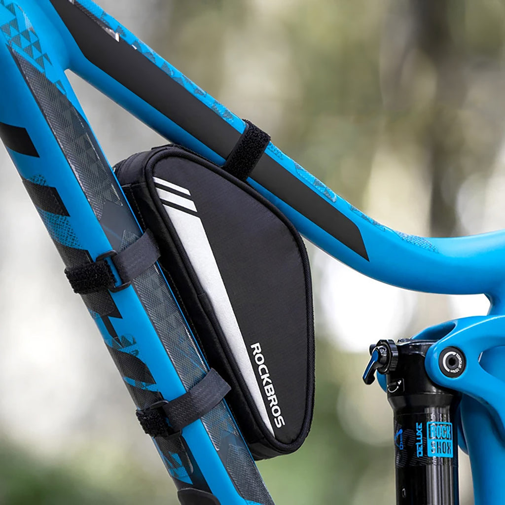 Rockbros B55-BK dviračio rėmo krepšys 0,7 l - juodas -- Bicycle Bags