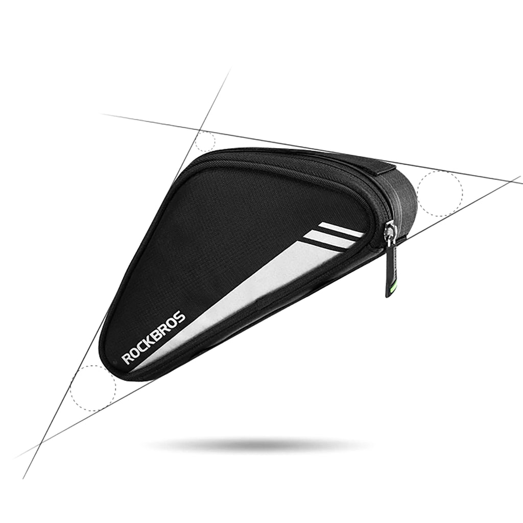 Rockbros B55-BK dviračio rėmo krepšys 0,7 l - juodas -- Bicycle Bags