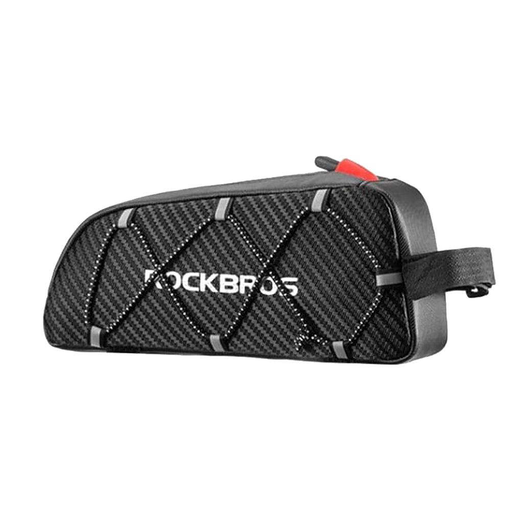 Rockbros 039BK 1L pinti dviračio rėmo krepšys - juodas -- Bicycle Bags
