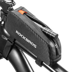 Rockbros 039BK 1L pinti dviračio rėmo krepšys - juodas -- Bicycle Bags