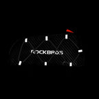 Rockbros 039BK 1L pinti dviračio rėmo krepšys - juodas -- Bicycle Bags