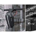 Rockbros B62 dviračio krepšys vairaščiui arba rėmui 2L - juodas -- Bicycle Bags