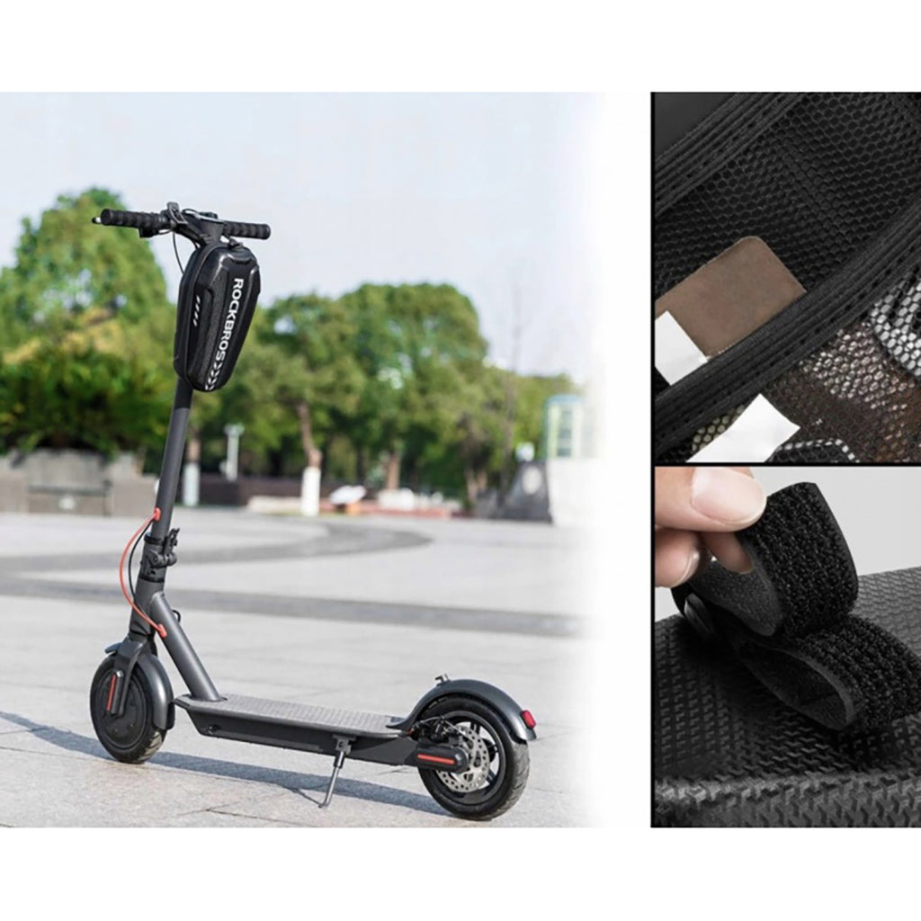 Rockbros B62-1 dviračio krepšys vairaščiui arba rėmui 3L - juodas -- Bicycle Bags