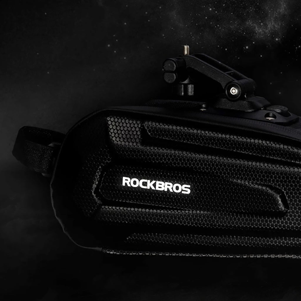 Rockbros B69 dviračio sėdynės krepšys 1,8l su greitojo atlaisvinimo sistema - juodas -- Bicycle Bags