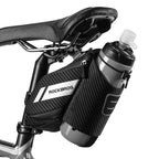 Rockbros C32BK sėdynės krepšys 1,5 l su vandens butelio kišene - juodas -- Bicycle Bags