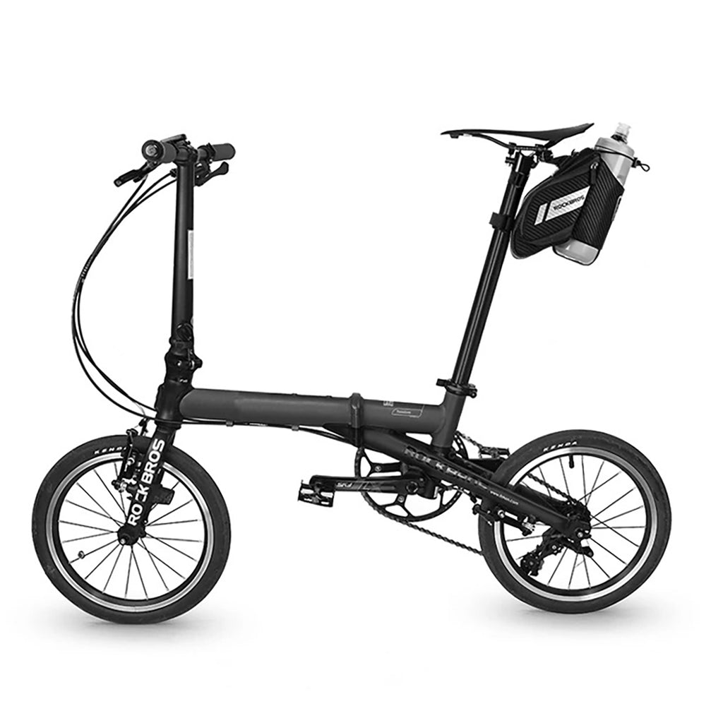 Rockbros C32BK sėdynės krepšys 1,5 l su vandens butelio kišene - juodas -- Bicycle Bags