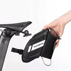 Rockbros C32BK sėdynės krepšys 1,5 l su vandens butelio kišene - juodas -- Bicycle Bags