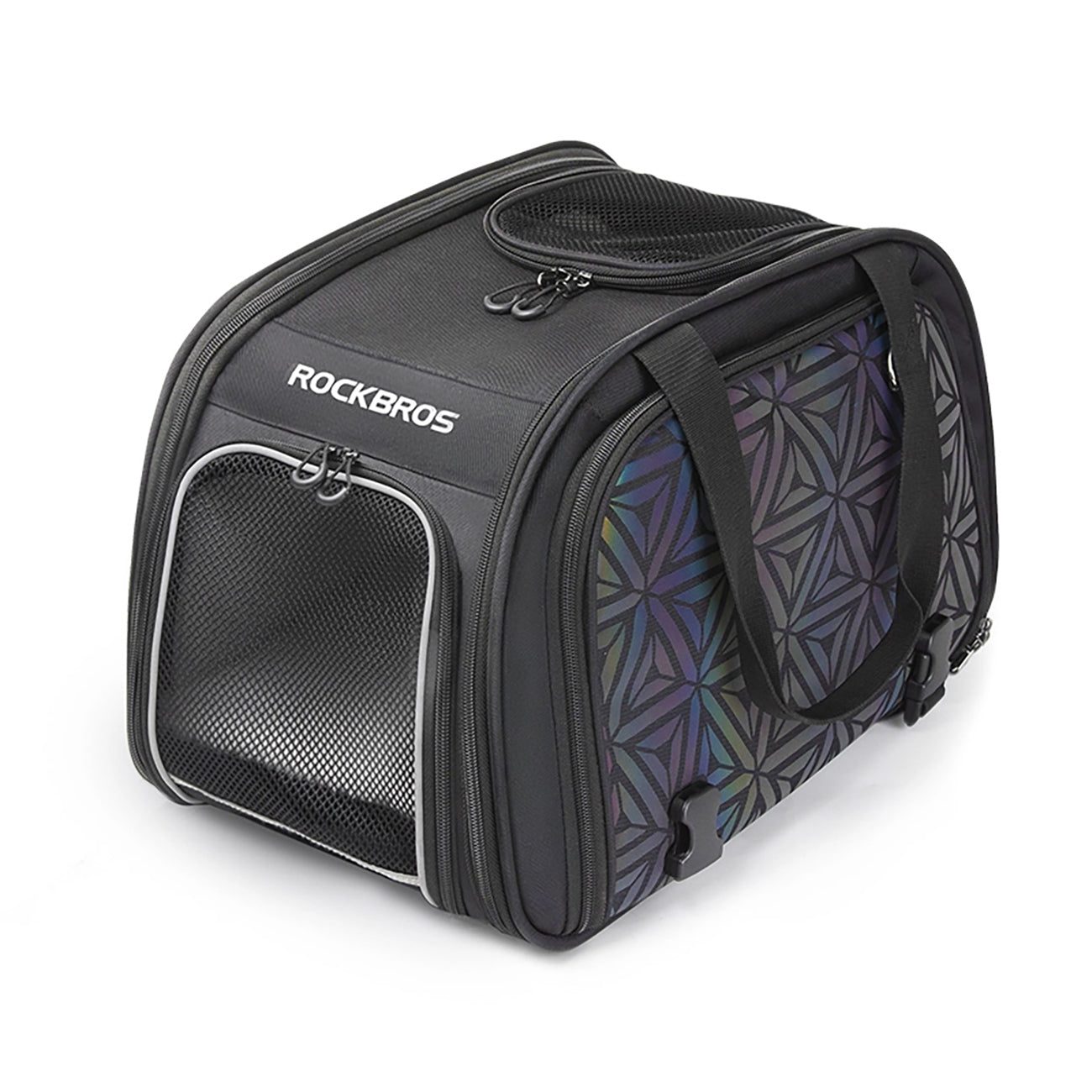 Rockbros 30140028001 transportavimo dviračio krepšys katėms ir šunims - juodas -- Bicycle Bags
