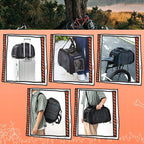 Rockbros 30140028001 transportavimo dviračio krepšys katėms ir šunims - juodas -- Bicycle Bags